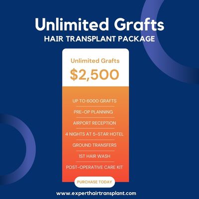 Unlimited number of grafts package in Turkey